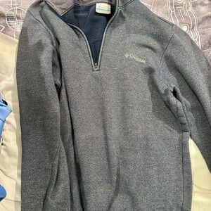Columbia Men's blue Gray Sweater